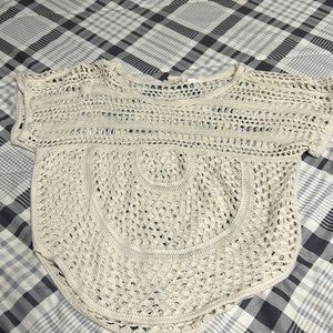 Size small knitted see through shirt